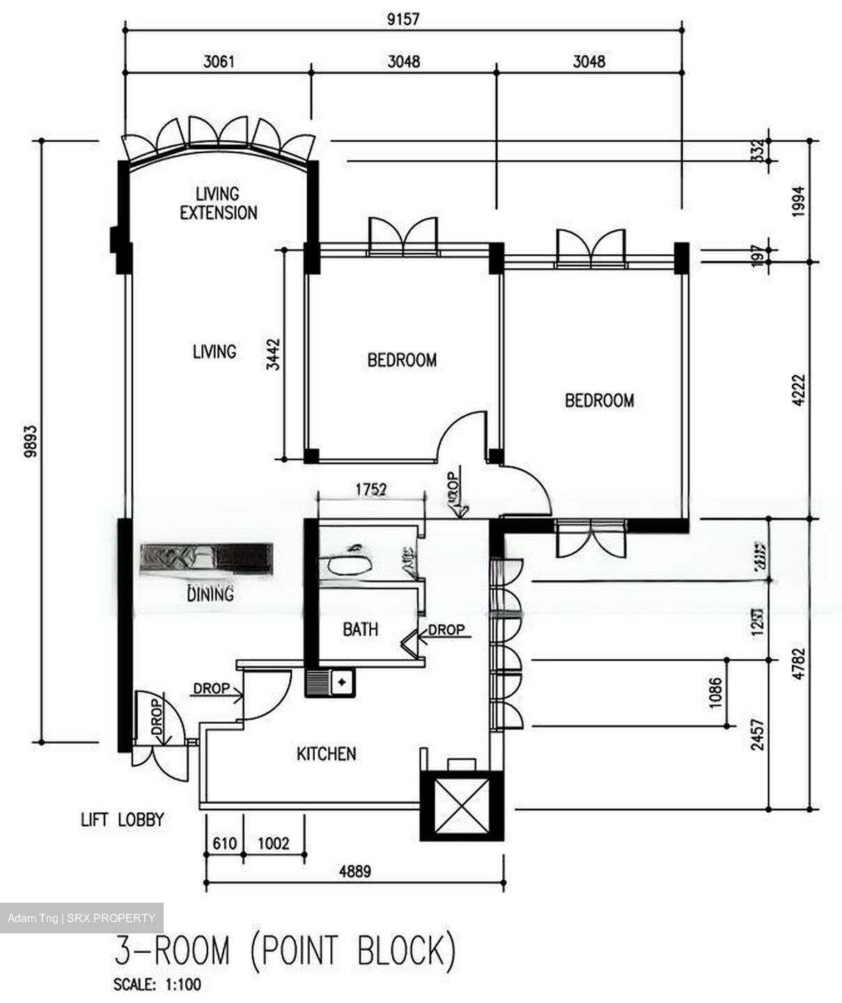 Blk 26 Bendemeer Ville (Kallang/Whampoa), HDB 3 Rooms #498017591